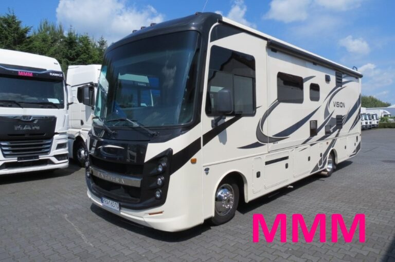 KAMPER ENTEGRA VISION 29S USA V8 LPG BOGATE WYPOSAŻENIE ROZSUWANY BOK itp.